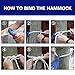 WolfWise Outdoor Leisure Double 2 Person Cotton Hammocks 450lbs Ultralight Camping Hammock