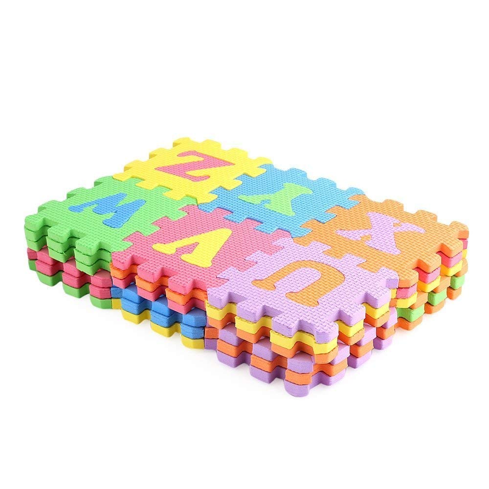 Weddecor Interlocking Play Mat Floor Tile, Soft Foam jigsaw Puzzle