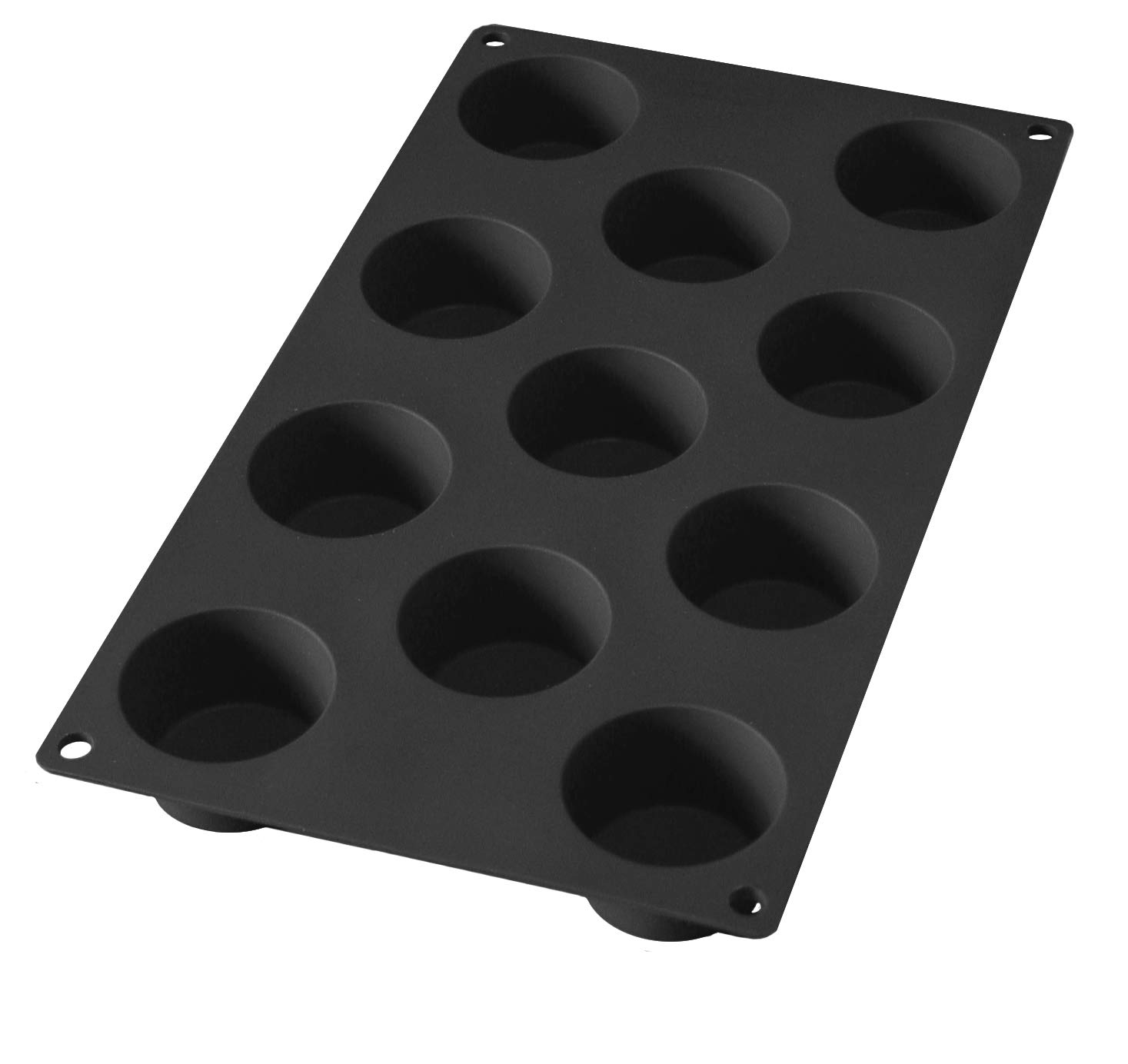 Lékué 11 Cavity Gourmet Mini Muffins Mould, Black