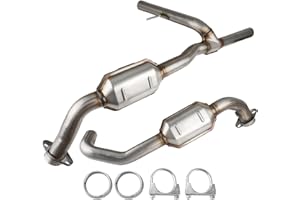 ZonCar Left and Right Catalytic Converter Direct-Fit Stainless Steel Compatible with 2004-2008 F150 4.6L RWD - Replace# OE 30540/30539/0794188 (EPA Compliant)