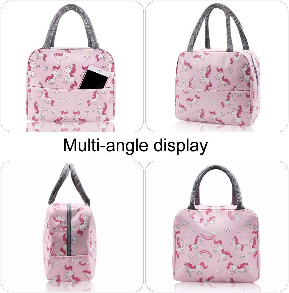 YumSur Lunch Bag Insulated Tote Bag Lunch Box Resuable Cooler Bag Lunch Container Waterproof Lunch Holder for Women,Men,Student and Kid - Image 4