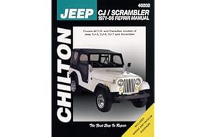 Chilton's Jeep Cj/Scrambler 1971-86 Repair Manual