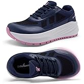 OrthoComfoot Women's Orthopedic Wide Plantar Fasciitis Trail Shoes: Comfortable Diabetic Arch Support Orthotic Flat Feet Running Sneakers, Casual Non Slip Hiking Shoes for Foot Heel and Pain Relief