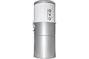 OVO 750 AW Smart Central Vacuum System- Conventional & Smart App ON/Off Control and More-Hybrid Filtration, Ultra Quiet, Covers up to 10,000 Sq. Ft., Soft Start/Stop, 3 Suction Levels & Voice Control