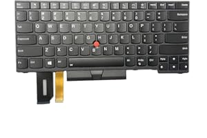 Gintai Laptop Black US Keyboard with Backlit for Lenovo ThinkPad T14 Gen1 Gen2 P14s Gen1 Gen2 /E480 E485 L480 T480s E490 E495