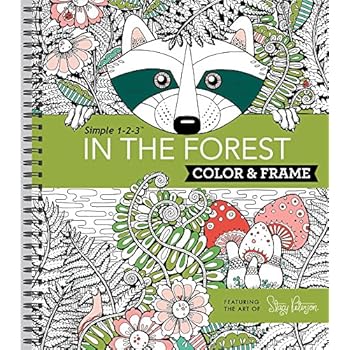 Color & Frame Coloring Book - In the Forest Color & Frame Coloring Book - In the Forest