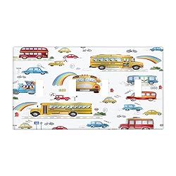 Wpshijia Kids Bus Taxi Truck 4 Gang Decorative