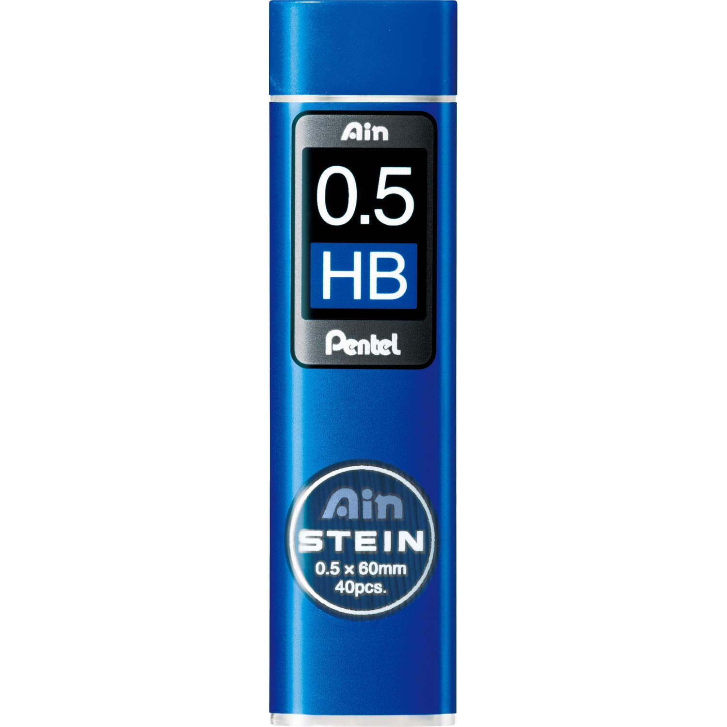 Pentel C275-HB Ain Stein Refill Leads, 0.5mm, Grade HB (Pack of 12)