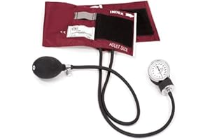 Prestige Medical 79-BUR Standard Aneroid Sphygmomanometer,Burgundy