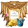 AussieBlends Sorbet Mix, Vegan Dairy Free Ice Cream Mix for Sorbet Maker | Soft Serve, Rolled Ice Cream, Gelato, Liquid Nitrogen Ice Cream, and Scooped Ice Cream Base | 8-Pack, Imported