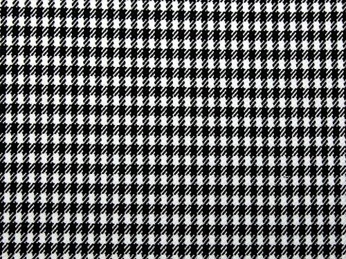 black and white dogtooth dress