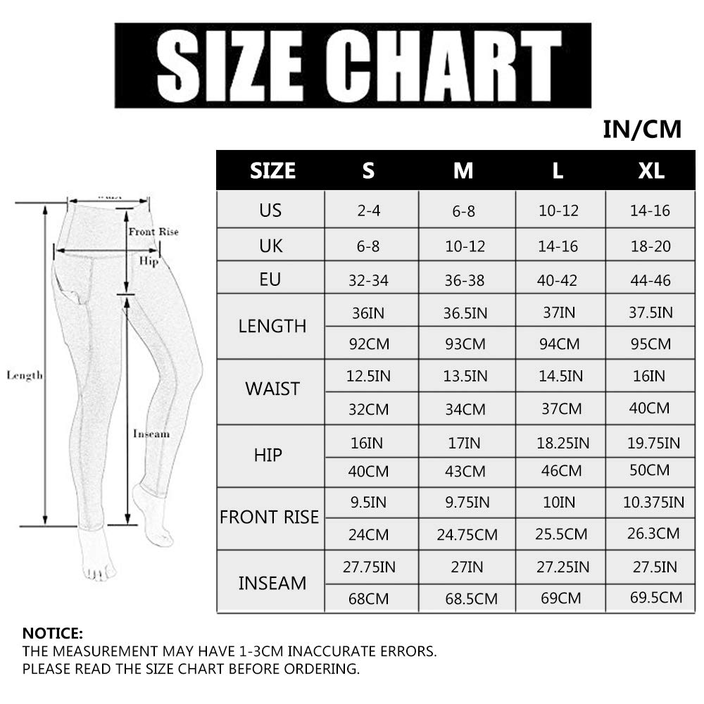 Puimentiua Women\'s Stretchy Yoga Pants/Seamless Women Gym Leggings/Waist Control with Pockets Ultra Soft Lightweight Leggings/Sports Ankle Length Pants/4 Way Stretch Workout Yoga Leggings for Ladies.