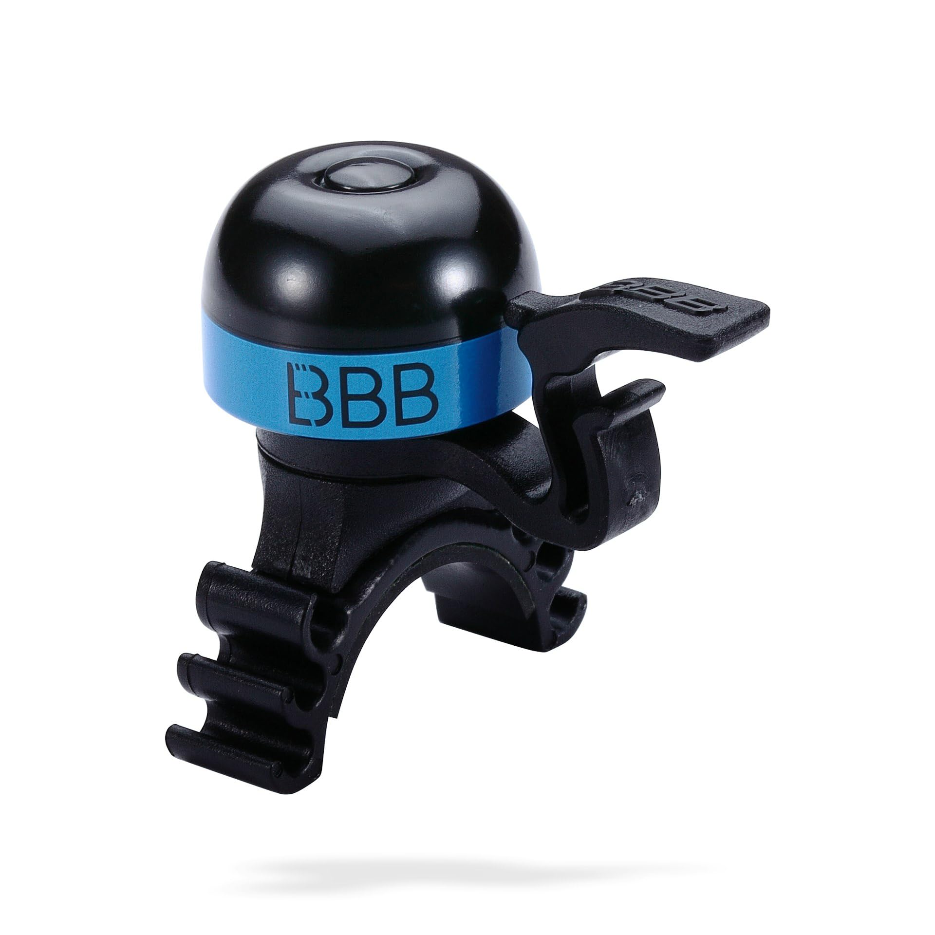 BBB Bike Bell Mini Handlebar Sound Bell for Road Mountain and Racing Bikes Blue MiniFit BBB-16