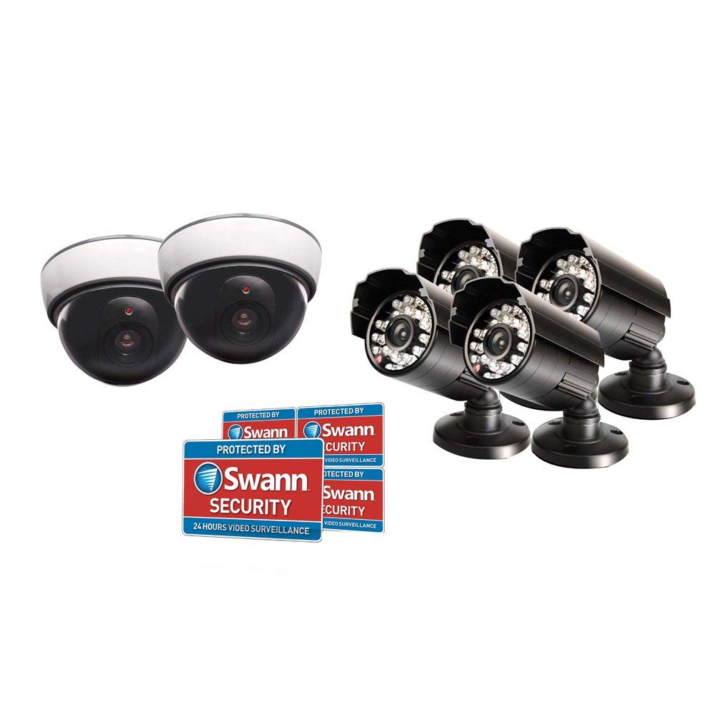Buy Swann Fake Security Camera Kit, Home Surveillance with 4 Indoor