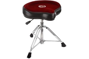 ROC-N-SOC Nitro Gas Drum Throne with Original Saddle, Red