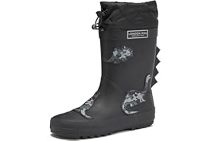 LONDON FOG Toby Boys Girls Snow Boots and Rain Boots - Insulated Winter Waterproof Boys Girls Snow Boots - Little Kid and Big Kid Sizes 11 to 7