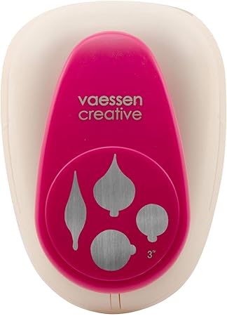 Vaessen Creative Perforatrice De Papier Taille Xxxl Boules De Noël Pour Projets Diy Scrapbooking Création De Cartes Et Plus