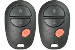 Keyless2Go New Keyless Entry Remote Car Key Fob 3 Button Replacement for FCC GQ43VT20T (2 Pack)