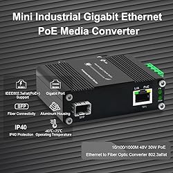 Hardened Network Industrial Gigabit Ethernet Fiber