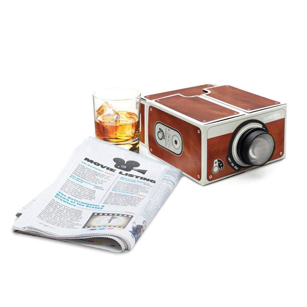 Kiloid Small Home Theater DIY Mobile Phone Projector Overhead Projectors