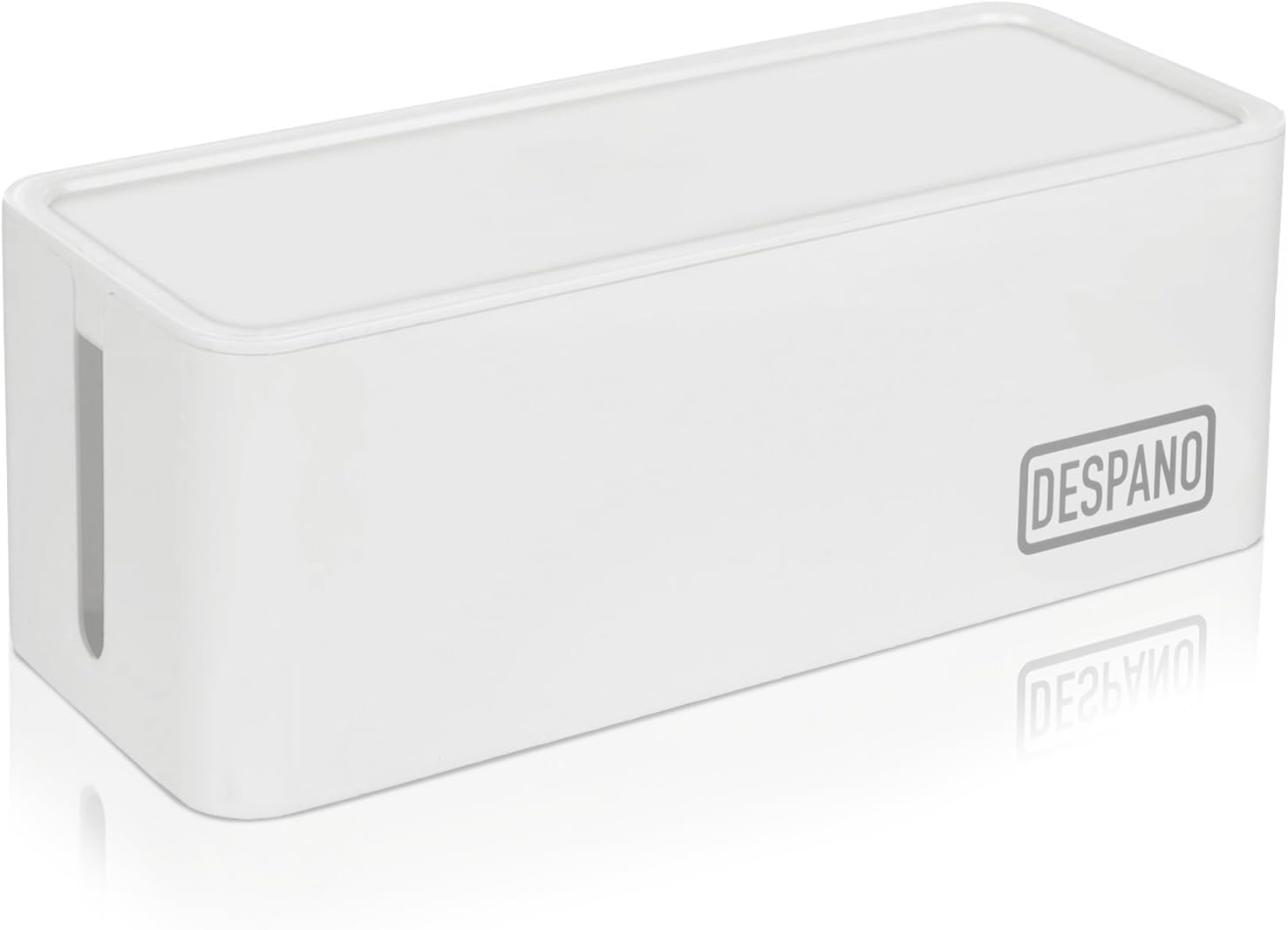 DESPANO Cable Tidy Unit | Cable Management Box | Box for power cable and plug | Cable Box
