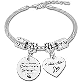 Goddaughter Birthday Gifts Goddaughter Gifts from Godmother Goddaughter Jewelry Birthday Gifts for Goddaughter Inspirational Gifts To My Goddaughter Bracelet Graduation Gift Goddaughter Baptism Gifts