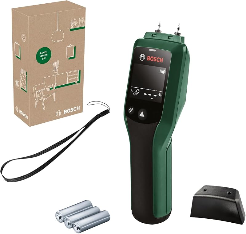 Bosch UniversalHumid Wood Moisture Meter with Wood Groups LED Traffic Light