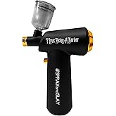 HAIRFUSION Cordless Airbrush Hair Dryer-Hair Enhancer for Beard & Lineup-Barber Hair and Beard Applicator for Thicker & Fuller Hairstyling-Men's Grooming Products