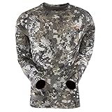 Sitka Core Lightweight Crew Long Sleeve, Optifade Elevated II, XXX Large