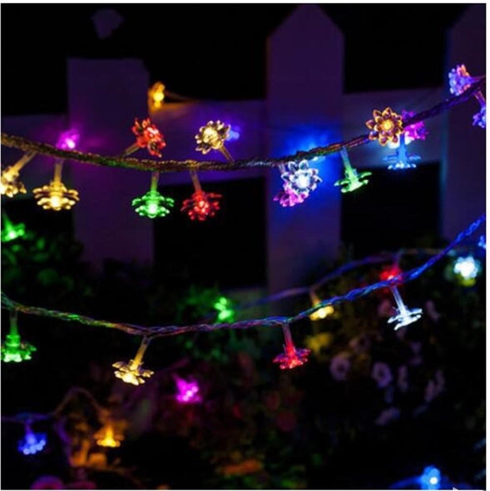 Xingyue Mythology Led Colorful Lotus Lantern 10m Flashing Lamp Series Lamp Pendant Lamp Buddha Supplies Tribute Lamp Decorative Outdoor Small Lantern, color