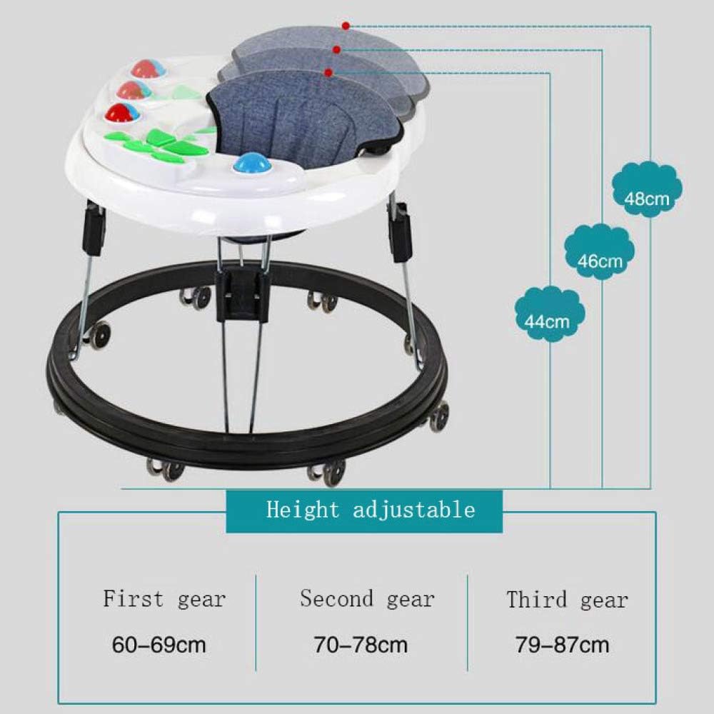 Wuyy Trotteurs Bebe 2 En 1 Chaise Anti Renversement Male Bebe Fille Enfant Pousse Peut Etre Plie Blue Chaises Hautes Sieges Et Accessoires Bebe Puericulture Ram Mount Co Uk