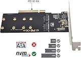 NFHK Dual NVME M.2 to PCIe 3.0 X8 X16 Raid Card VROC Raid0 Adapter view 4