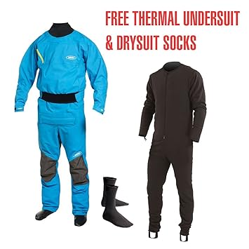 Yak Vanguard Whitewater/Kayak Drysuit in Blue 2734