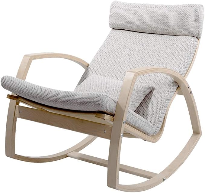 Amazon.com: Q.AWOU Rocking Chair Garden Relax Furniture Indoor Lounge