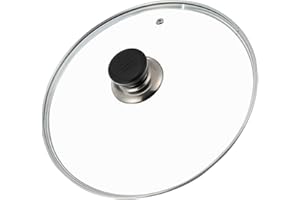 CHICAMPERA Tempered Glass Pot Lid 24Cm with Quick-Cooling Grip for Kitchen Pan and Pot Cover