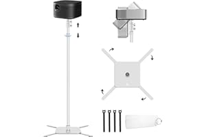 ailight Heavy-Duty Projector Stand Height Adjustable(19.5"~47.5") for Home Theater & Business Presentations – Floor Mount wit