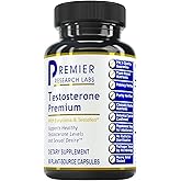 Premier Research Labs Testosterone Premium - Testosterone Supplement for Men, All Natural Testosterone Complex, Premier Labs Testosterone Support, Fenugreek, Cordyceps & Maca - 90 Vegetarian Capsules