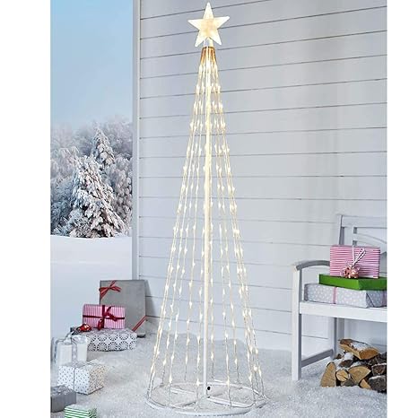 Pureday Weihnachtsdeko Weihnachtsbaum Mit 202 Leds Modern Weiß