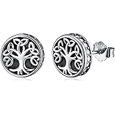 KoyeKei Stud Earrings for Women Men 925 Sterling Silver Stud Earrings Jewelry Gifts