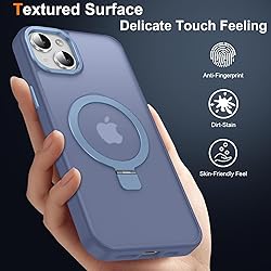 Lufanbis Magnetic for iPhone 15 Case with Ring