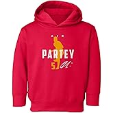 KING THREADS Ghana Football Air Partey 2022 World Soccer Fans Toddler Hoodie Sweatshirt (Red, 5T)