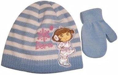Girls blue winter hat Clearance
