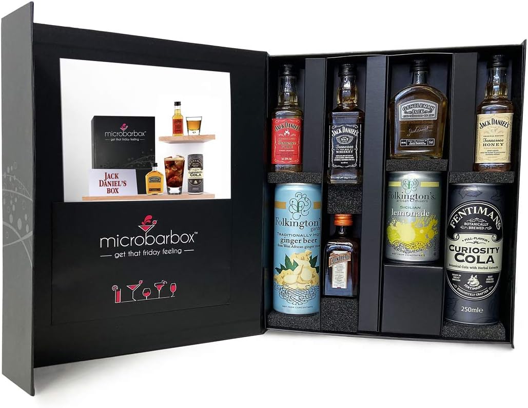 MicroBarBox Jack Daniels Gift Set including Old No. 7