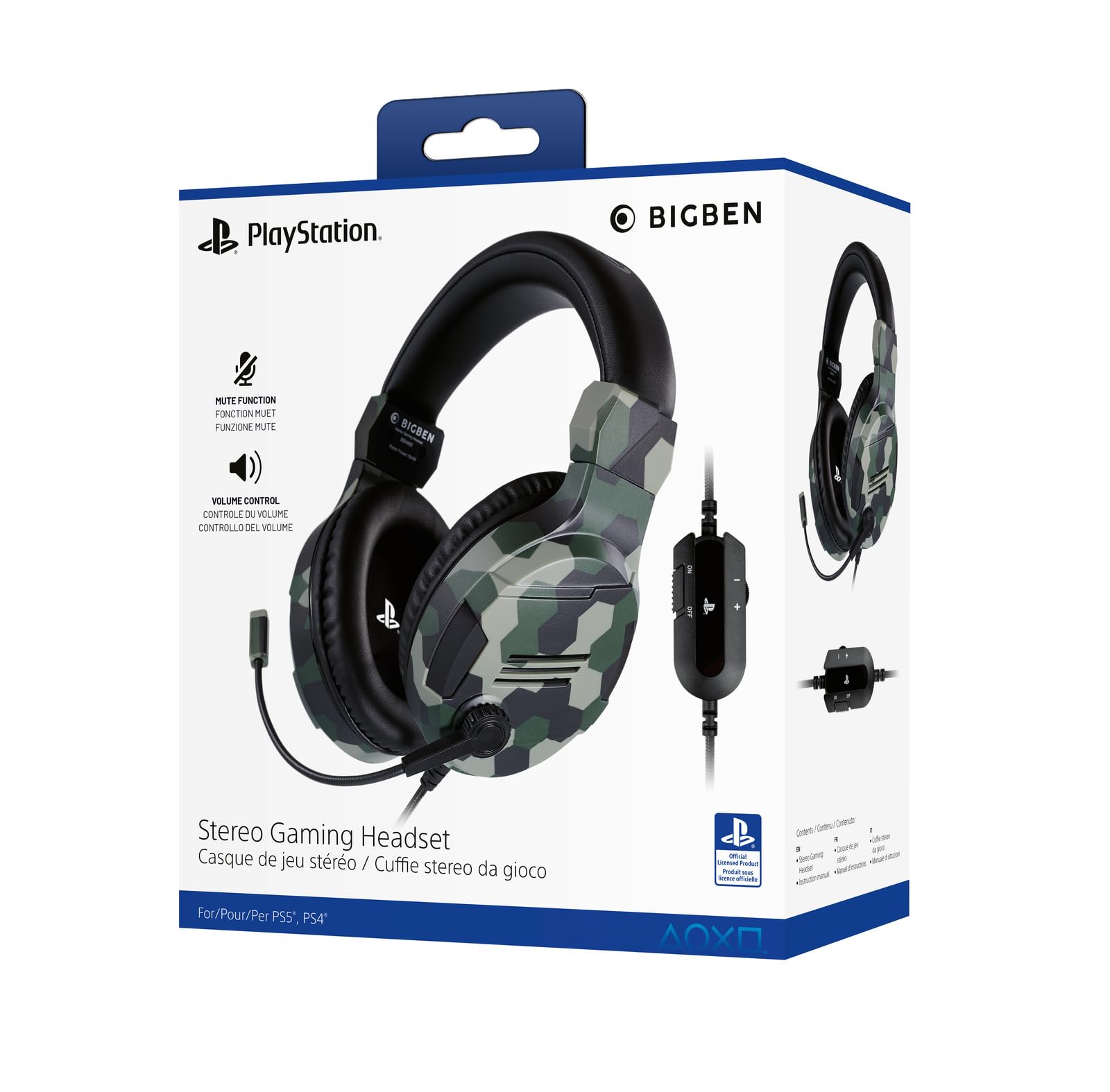 Stereo-Headset-V3-Camo-Green