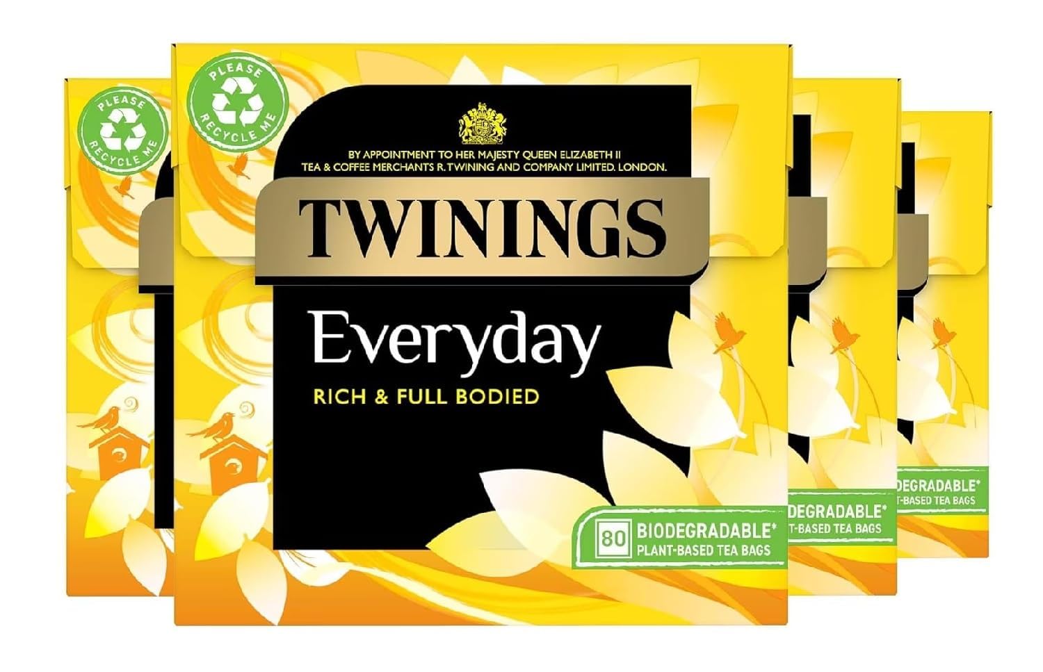 Twinings Everyday Tea 400 Bags (Multipack of 4 x 100 Tea Bags)