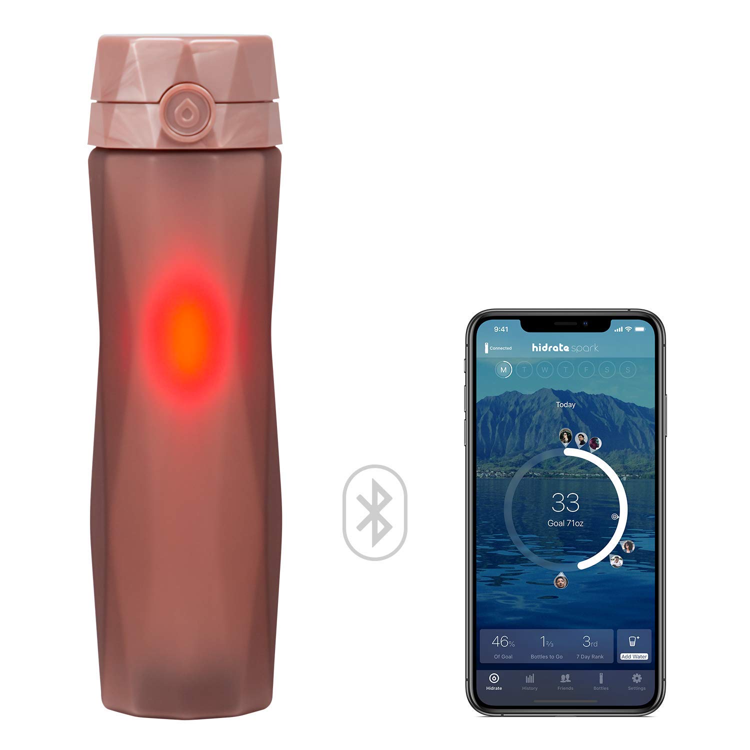 hidrate spark 2.0 a smart water bottle