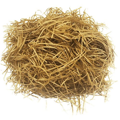 Dovewill 20g/bag Shredded Crinkle Paper Raffia Present/Candy Box/Gift Box Filling Material Party Decoration - Brown
