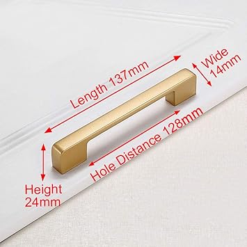 Manijas de gabinete de oro mate de estilo europeo Manijas de cocina de