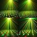 9Fshine Mini Stage Laser Lights ,Sound, Strobe, Auto 3 lighting mode and Remote Control(include),RG Led Beam Light For Dj Party(blue)
