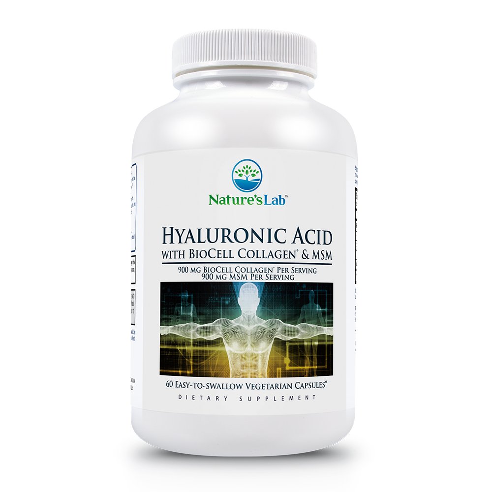 Hyaluronic Acid with Biocell Collagen and MSM 60 Capsules (20 Day